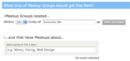  ... types of groups you want to make your offers available to you can do