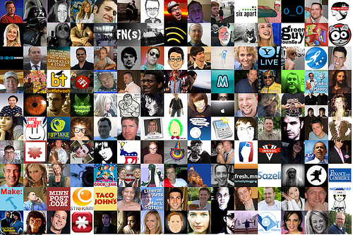 twitter follower mosaic
