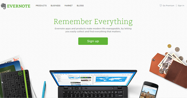evernote-homepage-example