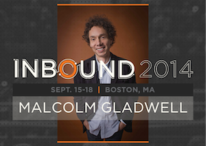 Bestselling Author Malcolm Gladwell Joins INBOUND 2014’s Keynote Lineup