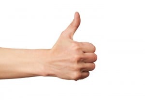 thumbs up