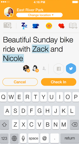 Swarm mobile app Swarm mobile app