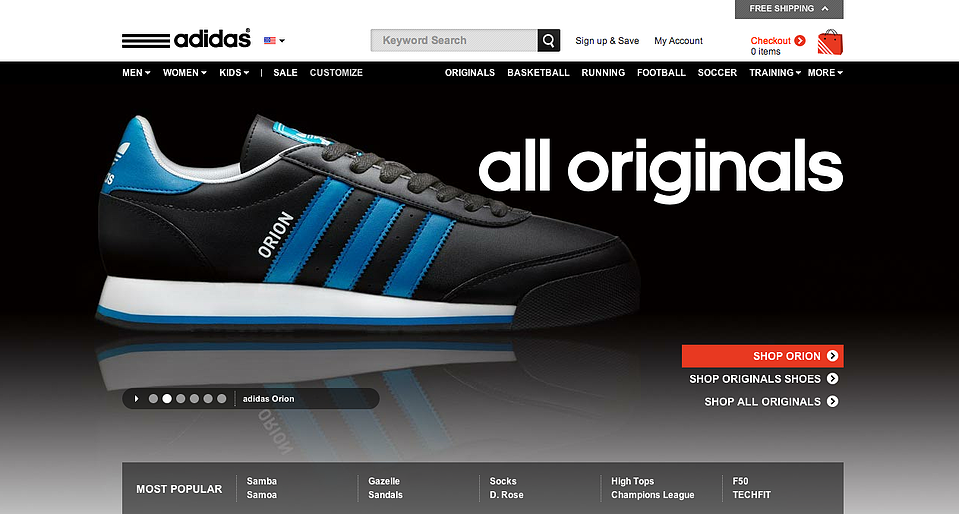 adidas official site shoes