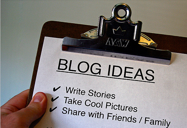 blog ideas