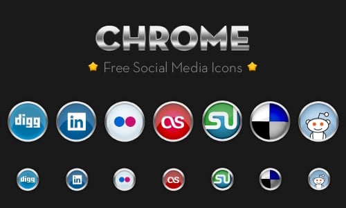chrome icon set