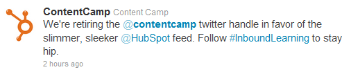 content camp example
