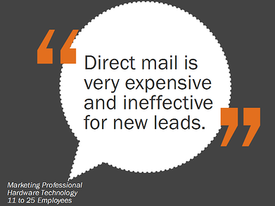 direct mail expensive
