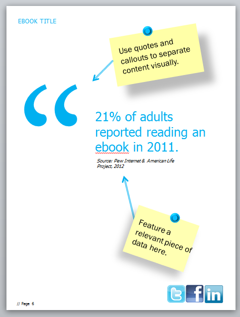 ebook designing tip