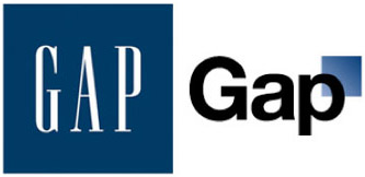 gap logo újratervezés