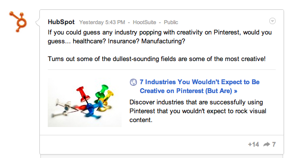 HubSpot on Google+
