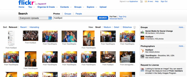 HubSpot   Flickr  Search resized 600