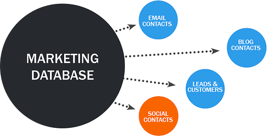 marketing database social media