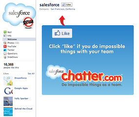 salesforce landing page