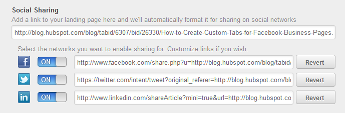 social button generator in hubspot email