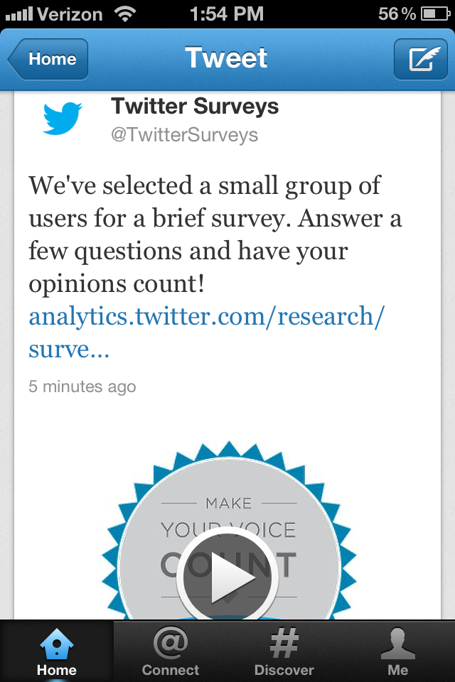 twitter survey image