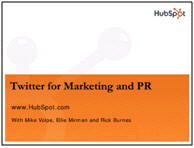 twitter for marketing and pr