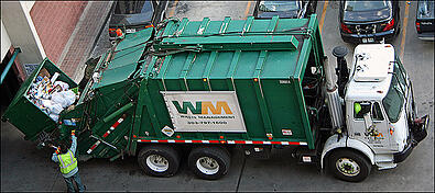 waste management truck