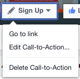 Facebook website button