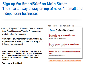 Smart_Brief_Subscription_Page