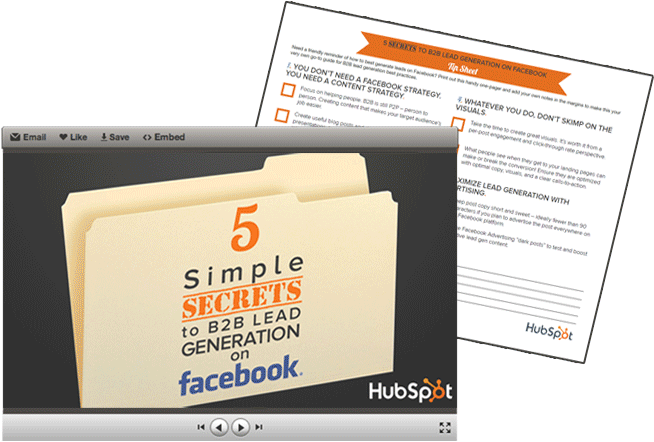 5 Simple Secrets to B2B Lead Generation on Facebook [SlideShare]