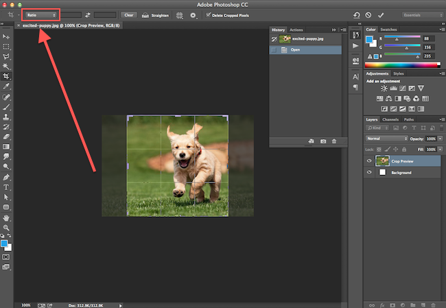 how to make an image bigger in photoshop