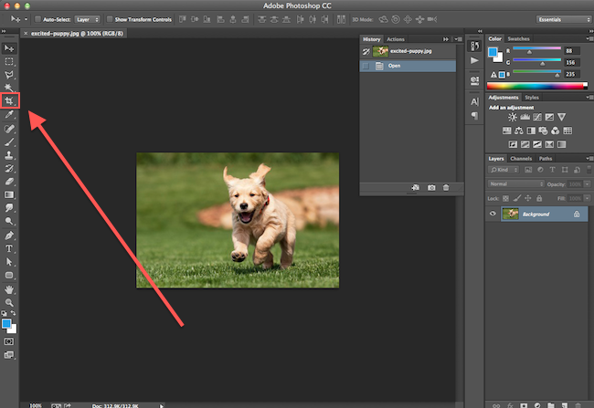 how to move and shrink layers in adobe photoshop 2018