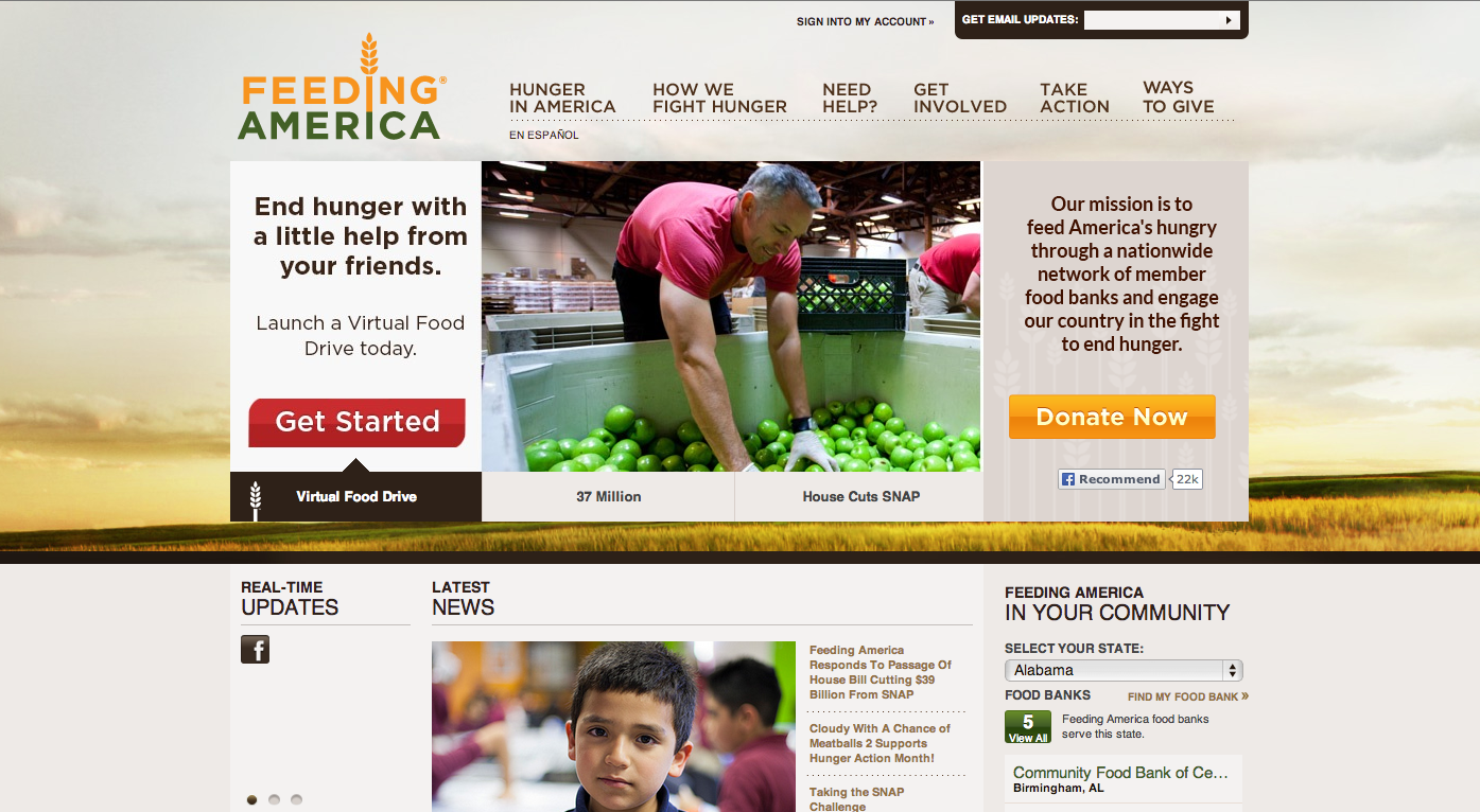 American сайт. Nonprofit website Essentials.
