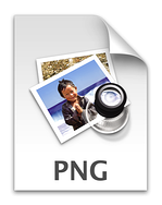 PNG image file icon