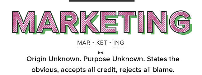 Urban Dictionary Definitions of What Marketers Do