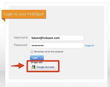 New Feature - Log in to HubSpot Using Your Gmail Credentials