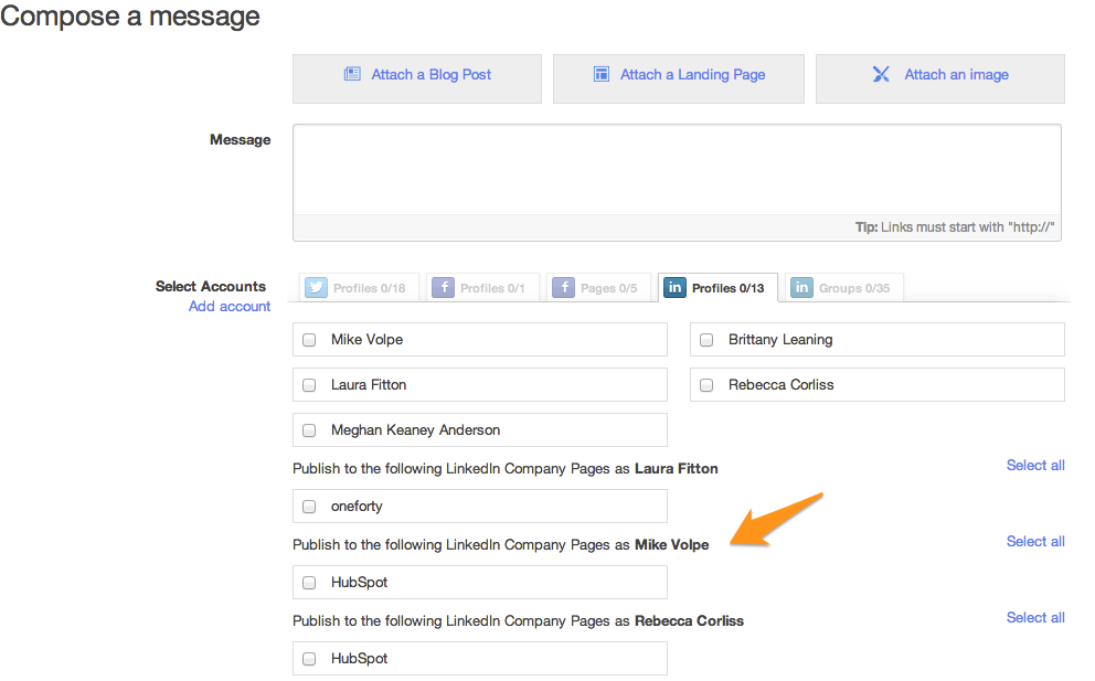 LinkedIn Company Pages Now Added to Social Media Publisher