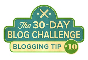 30-Day Blog Challenge Tip #10: Keep a Blog Journal