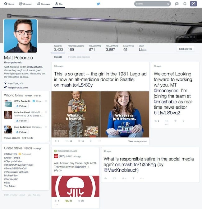 Twitter Tests Out New, More Visual Layout