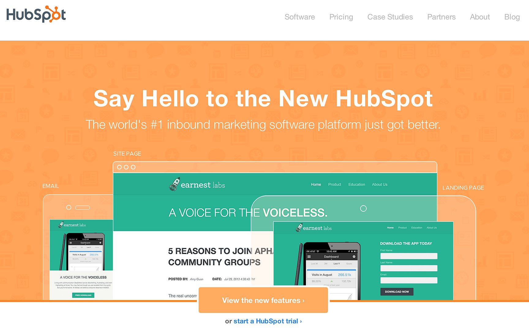 HUBSPOT landing Pages. Привет Hub. HUBSPOT service Hub анализ текста. Personal page