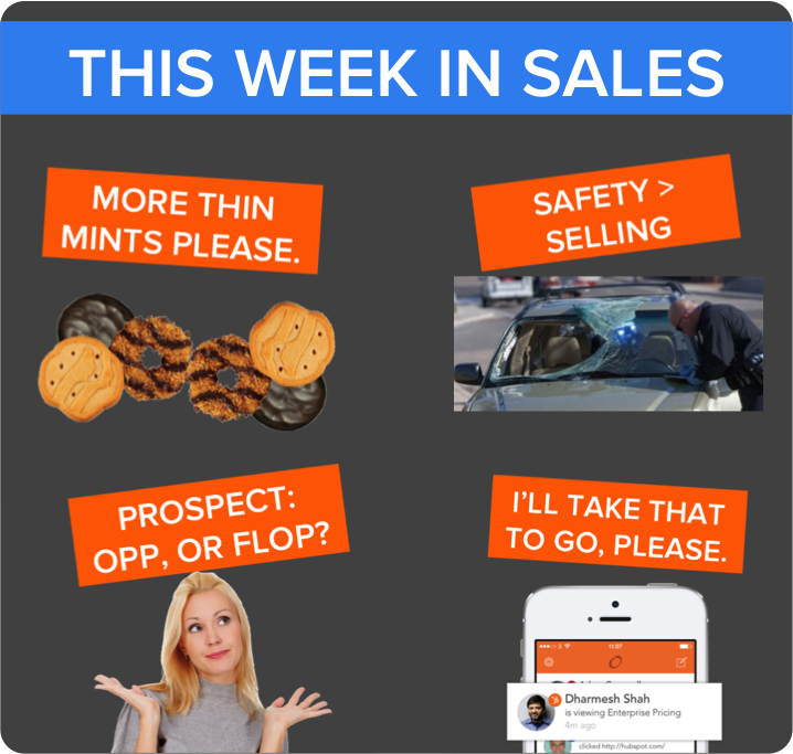 Mobile Sales Email Tracking, Lessons From A Record-Breaking Girl Scout & More In Sales Content This Week