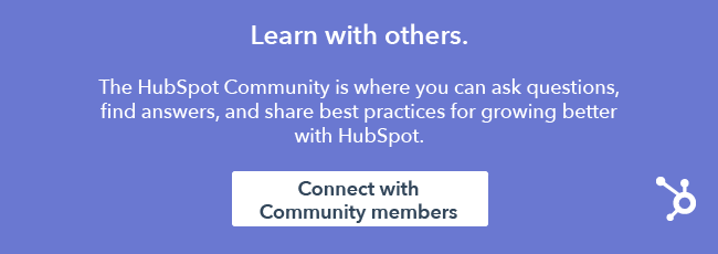 hubspot community