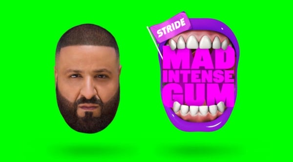 Stride Gum's influencer marketing campaign with DJ Khaled