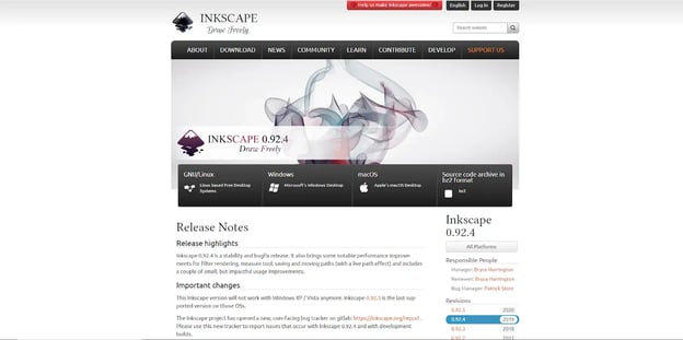 Inkscape - Free - Graphic Design Software