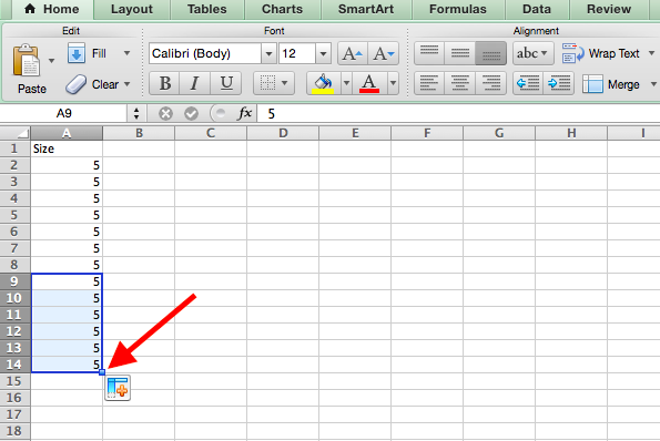 How to copy formula in Excel