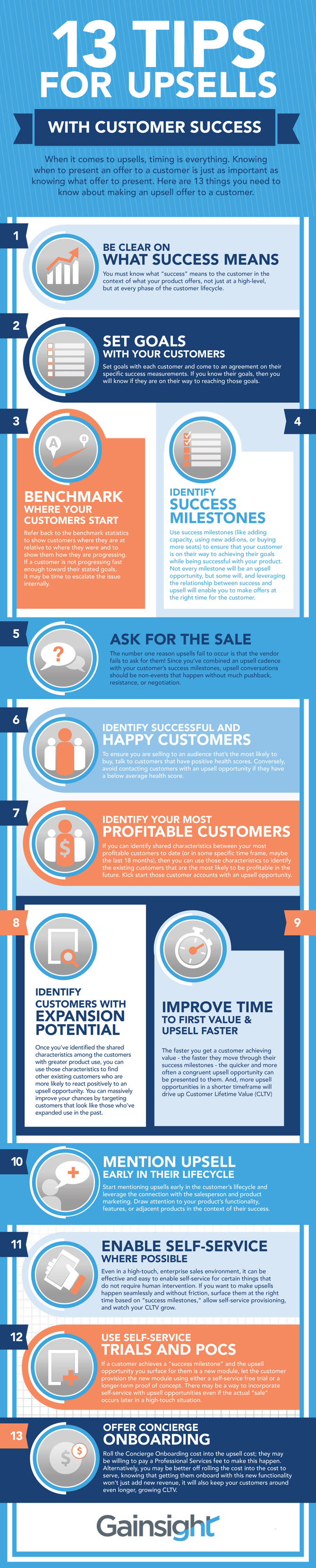 Infográfico: 13 dicas para conquistar seus clientes