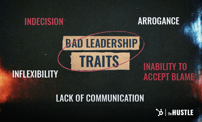 Bad leadership traits