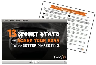 13 Spooky Stats to Scare Your Boss Into Better Marketing