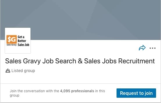  Sales Gravy Job Search &Sales Jobs Recruitment LinkedIn Group