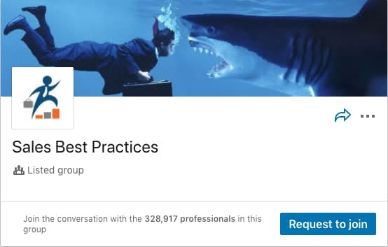 Sales Best Practices LinkedIn Group