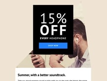 designing html emails, store sale html email example