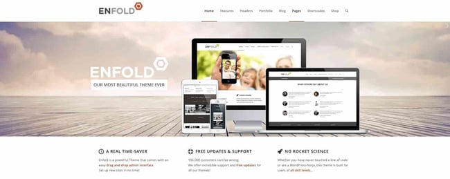 wordpress themes for business enfold 