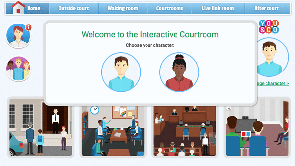 Crown Courtroom Gamified Lesson