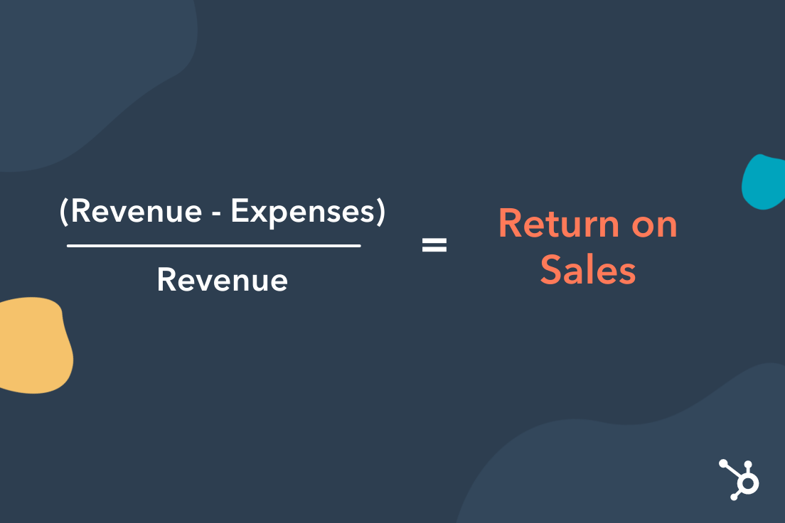 return on sales formula