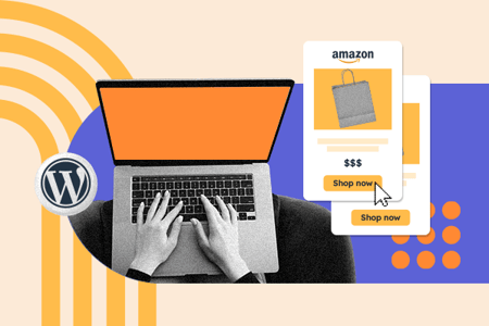 business owner learns how to add amazon affiliate links