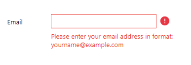 Email Distribution Error Messages